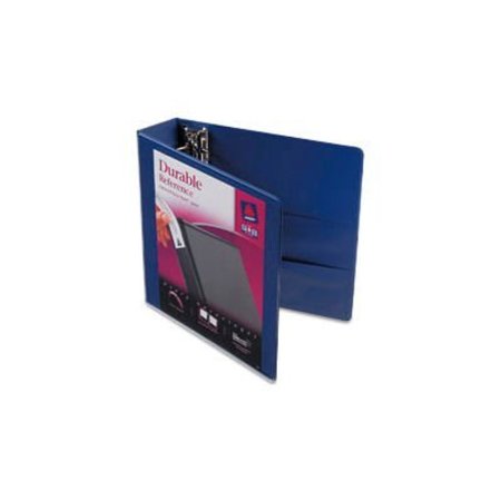 AVERY DENNISON Durable Vinyl View Binder, 2" Capacity, Blue 17034